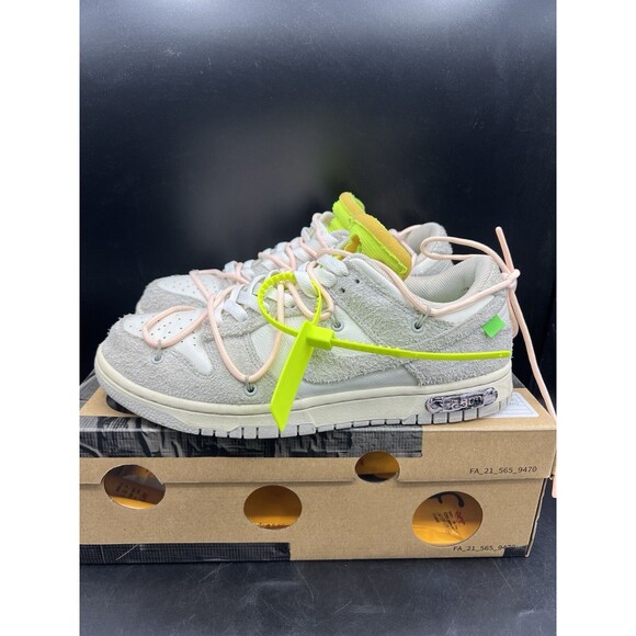 Nike x Off-White Dunk Low \'Lot 12 of 50\' Men’s SZ 9 (DJ0950-100) OG ALL CLEAN